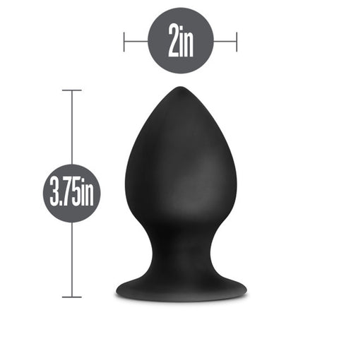 Anal Adventures Platinum Silicone Anal Stout Plug 3.75 Inch Large > Anal Range > Butt Plugs