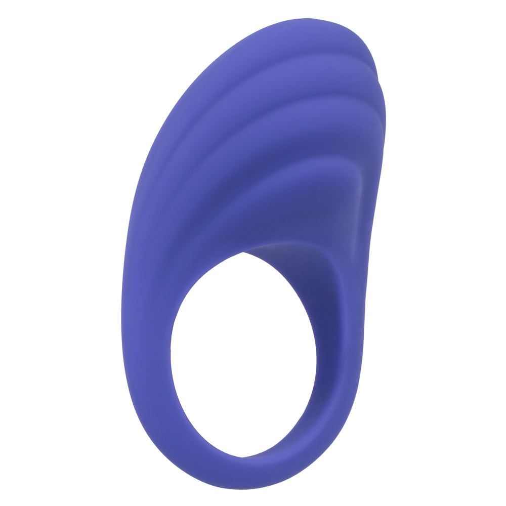 CalExotics Connect Couples Ring Blue Silicone App Controlled Waterproof Size Medium Cock Rings Vibrating