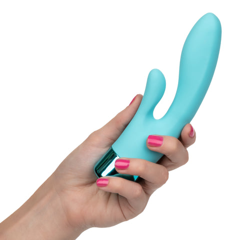 Eden Lover Blue Petite Rabbit Vibrator with 10 Vibration Functions and Waterproof Silicone Body > Vibrators > Ladies > Rabbit