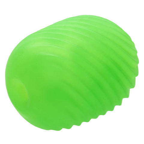 Pop Sock Textured Reversible Masturbator Soft Tight Stretchy Green Strokers - Cup|Egg