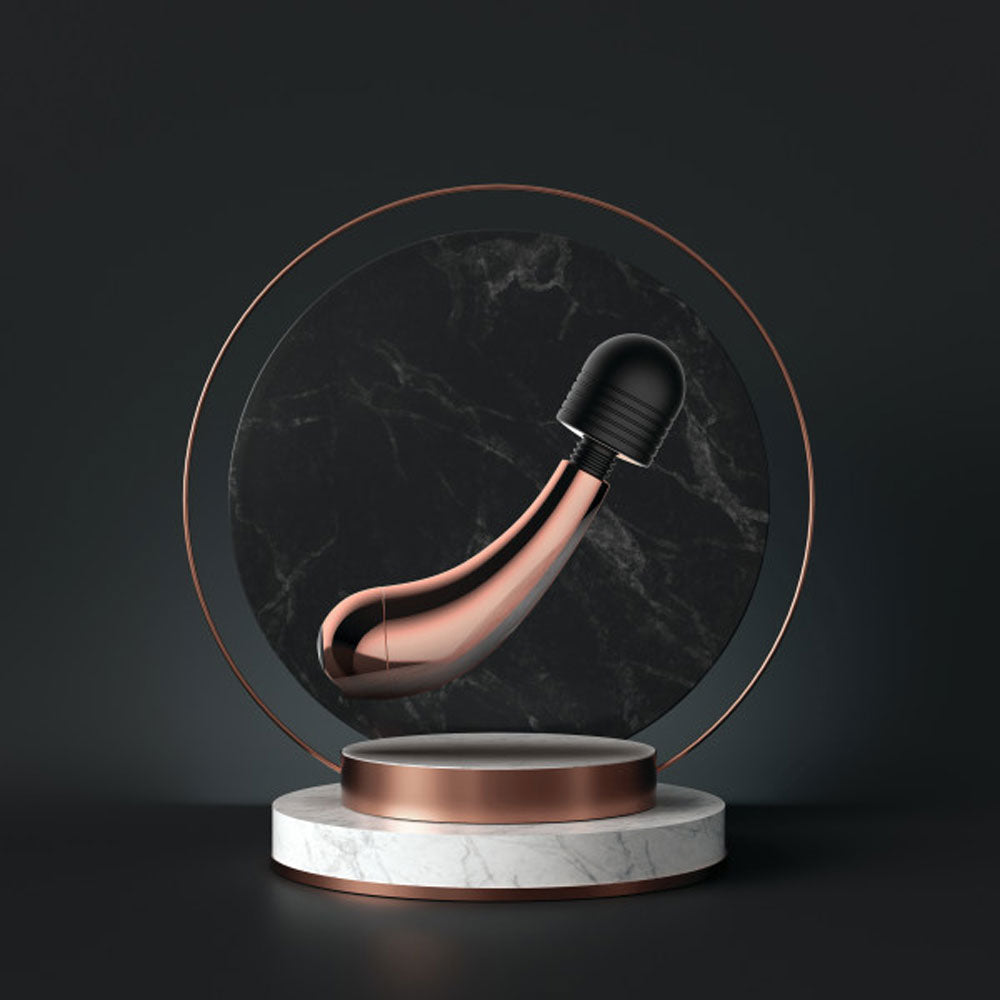 Lush Callie USB Rechargeable Mini Massager Wand with Rose Gold Accents Compact Design > Sex Toys > Mini Massagers