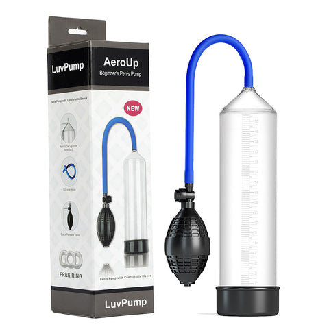 LuvPump Aeroup Beginners Penis Pump for Enhanced Sensitivity and Size Clear PUMPS