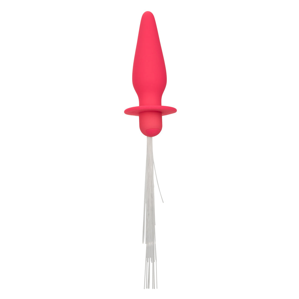 Southern Lights Vibrating Light Up Butt Plug - Pink