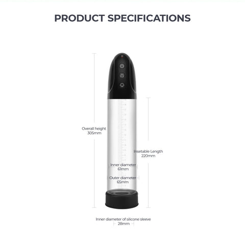LuvPump Automatic Penis Pump USB Rechargeable Male Enhancement Device PUMPS