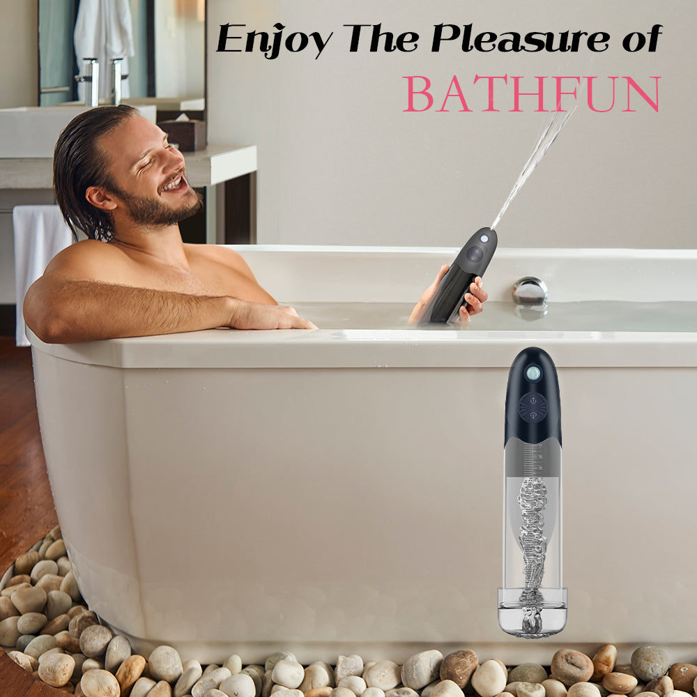 LuvPump BathFun – Waterproof USB Rechargeable Automatic Penis Pump Secondary image