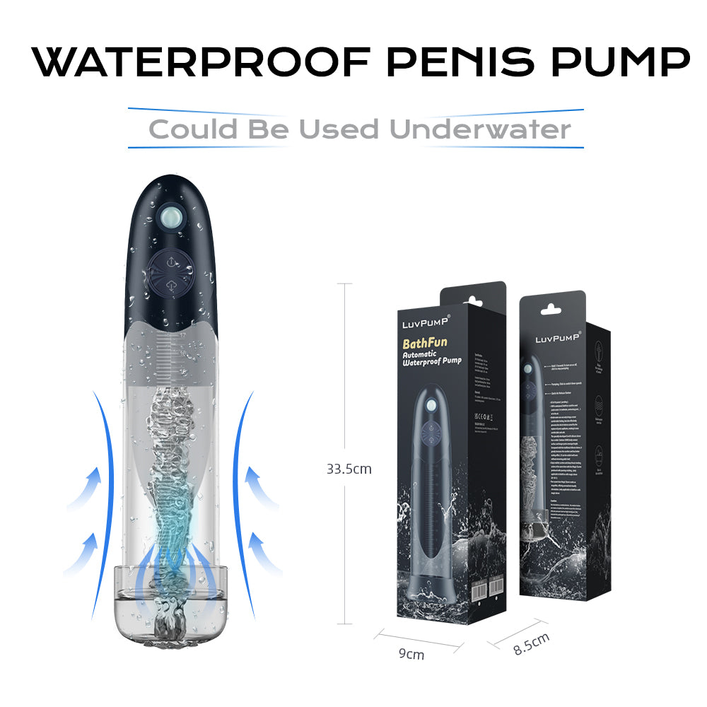LuvPump BathFun – Waterproof USB Rechargeable Automatic Penis Pump > Pumps > Penis Pumps Electric
