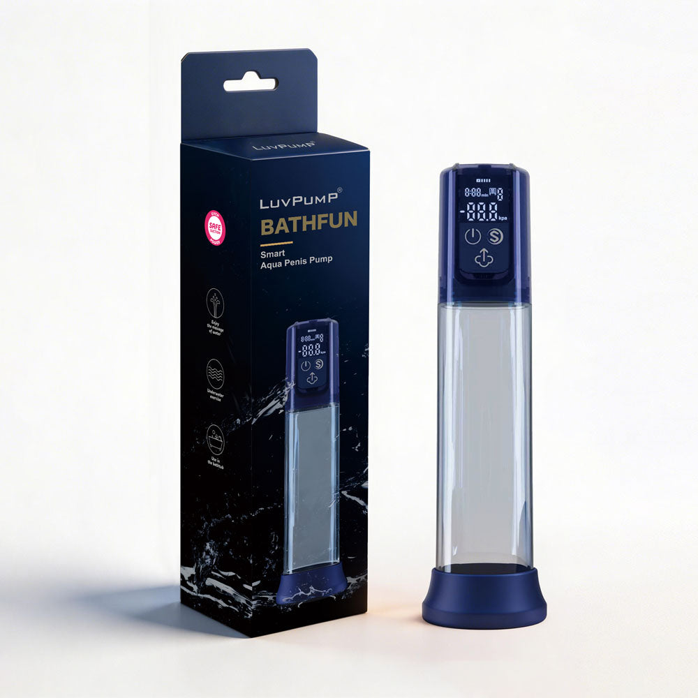 LuvPump Bathfun Smart Aqua – Waterproof USB-C Rechargeable Penis Pump Blue > Pumps > Penis Pumps Electric Main image