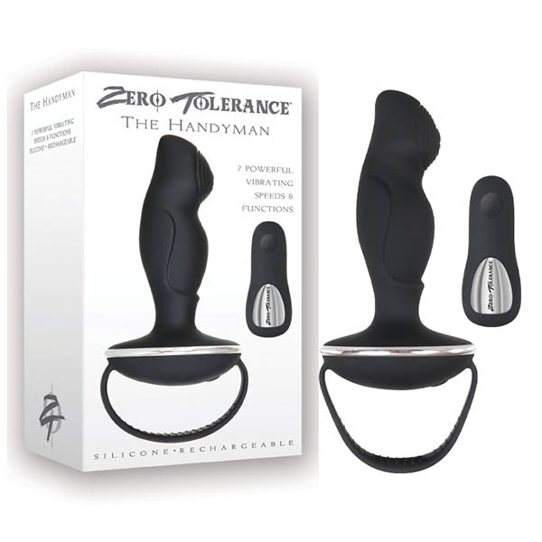 Zero Tolerance The Handyman 15.9cm Vibrating Anal Plug Secondary image