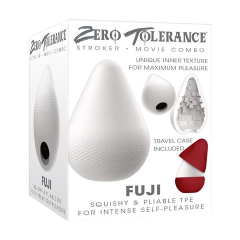 Zero Tolerance Fuji Mini Stroker Egg Adult Sex Toy White Strokers - Cup|Egg
