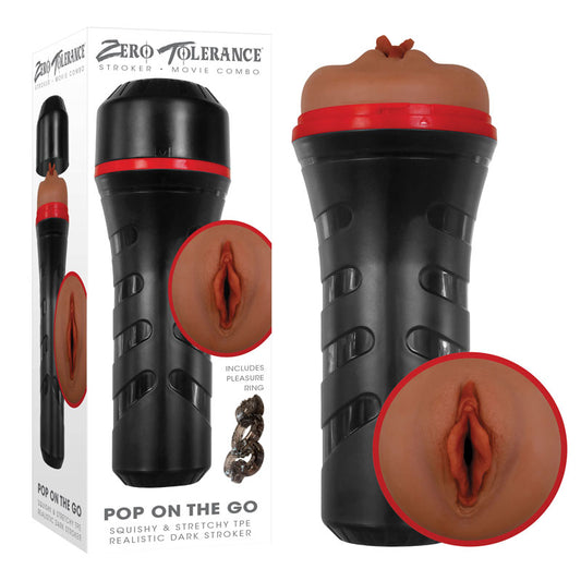 Zero Tolerance POP ON THE GO Dark -  Vagina Masturbator