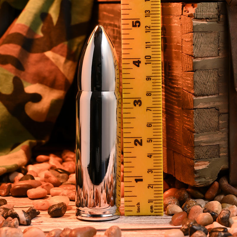 Zero Tolerance Full Metal Love - Metallic 15 cm USB Rechargeable Bullet