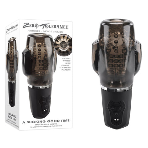 Zero Tolerance A Sucking Good Time Vibrating Stroker Default Title Strokers - Auto