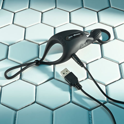 Zero Tolerance Saddle Up USB Rechargeable Vibrating Cock and Ball Rings COCK RINGS