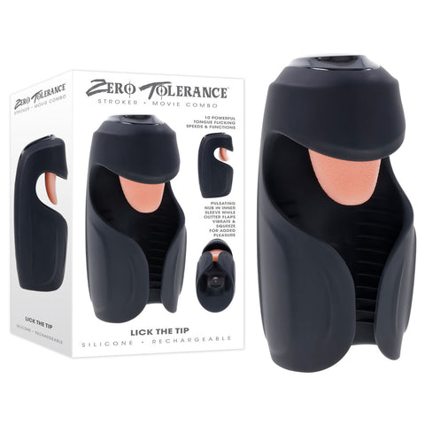 Zero Tolerance Lick The Tip Triple Function Stroker Strokers - Auto