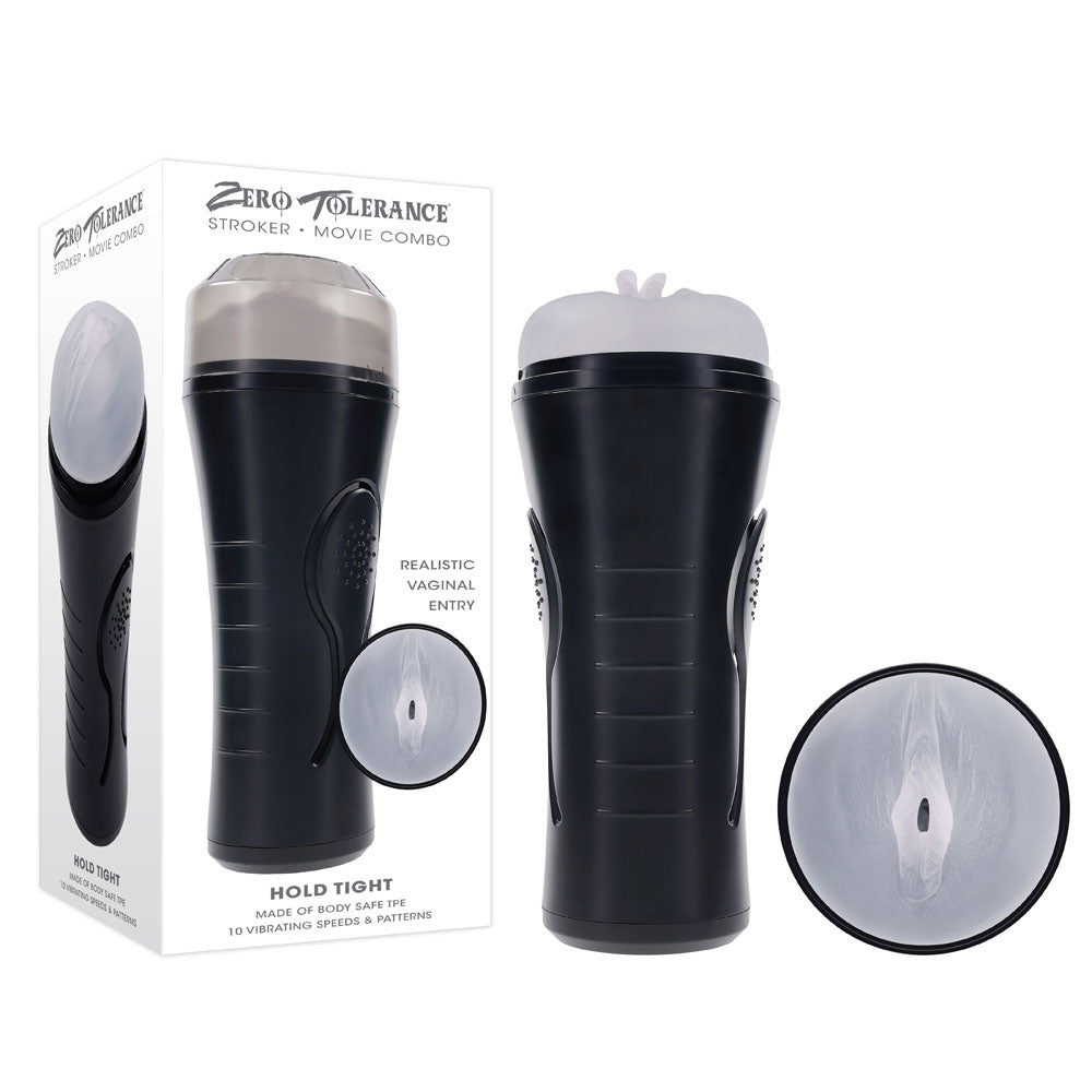 Zero Tolerance Hold Tight Vibrating Stroker > Sex Toys For Men > Masturbators > Vibrating
