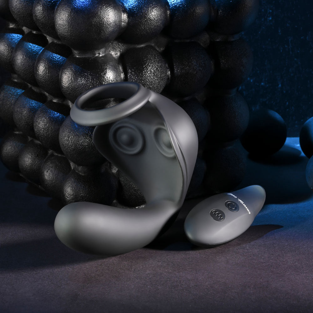 Zero Tolerance Ballin Out – USB Rechargeable Prostate Massager with Cock Ring and Wireless Remote > Anal Range > Prostate Plugs
