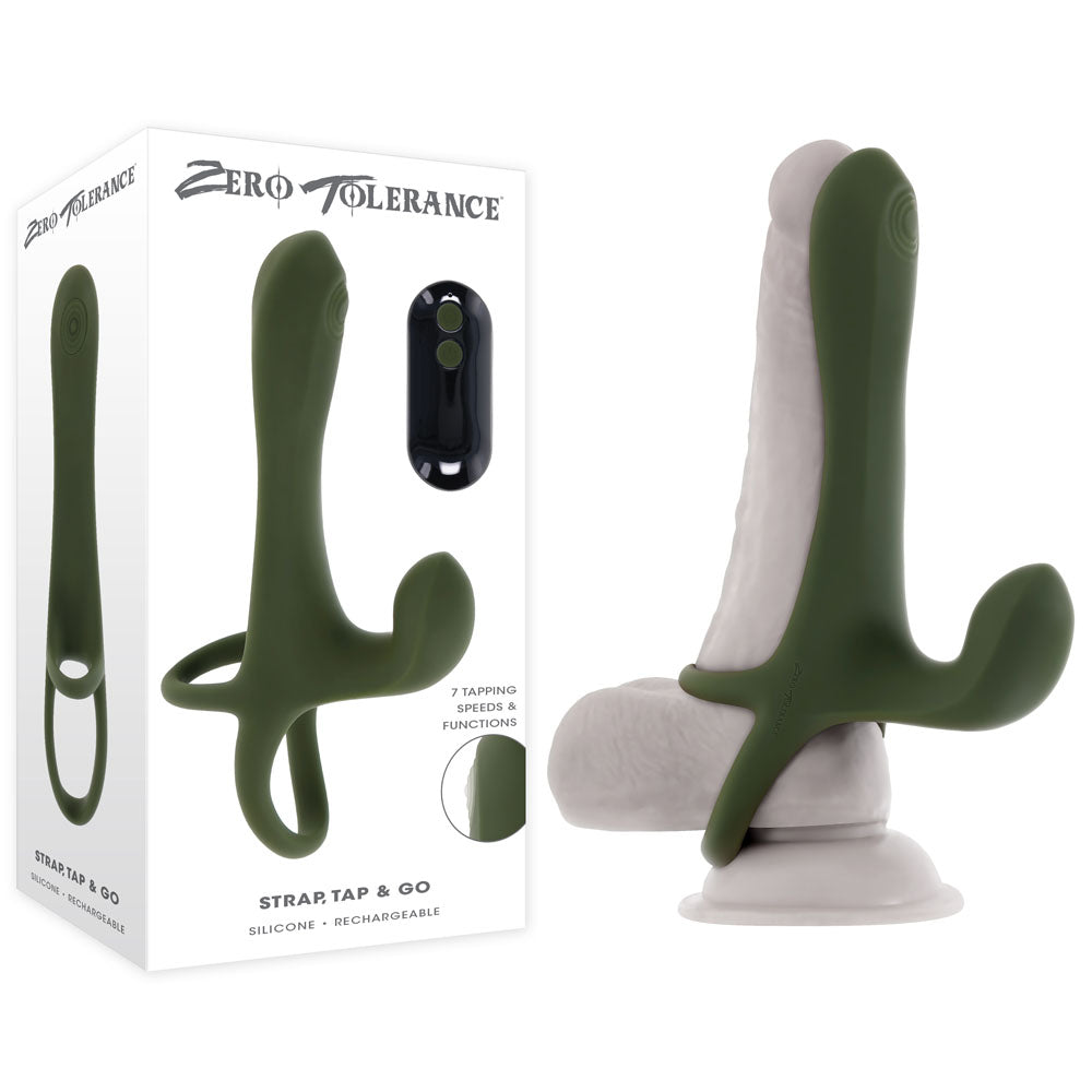 Zero Tolerance Strap Tap And Go USB Rechargeable Penis Sleeve