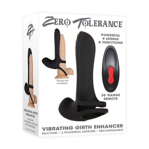 Zero Tolerance Vibrating Girth Enhancer Sleeve with Remote
