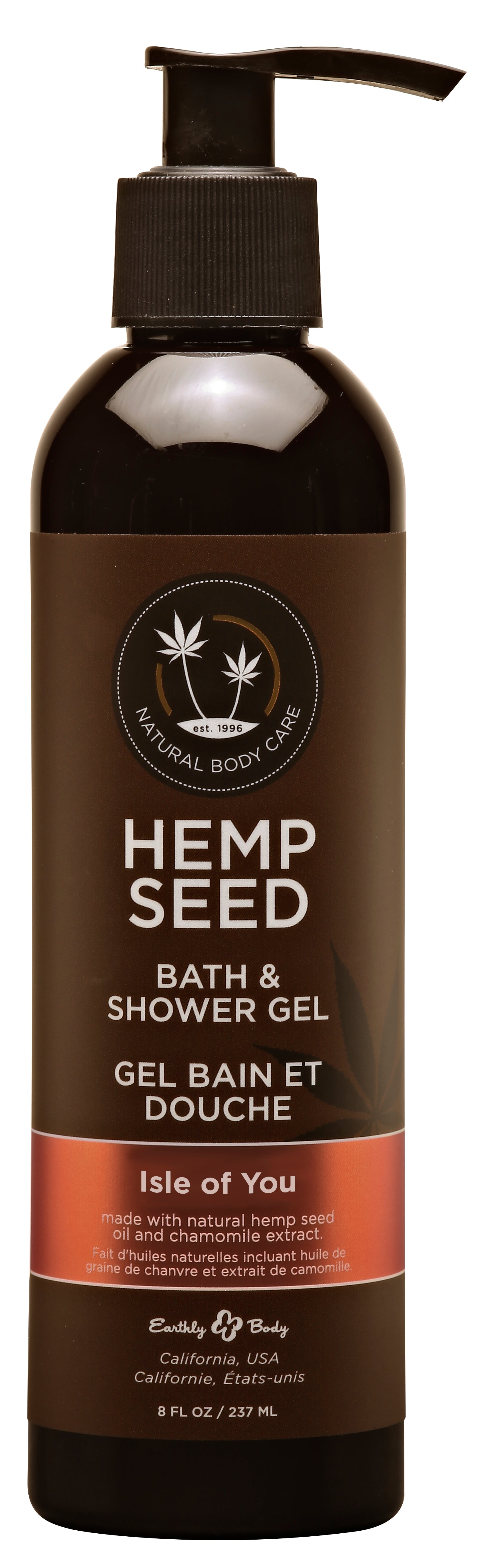 Hemp Seed Bath and Shower Gel with Coconut Water Citrus and Vanilla Scent 237ml Bottle Default Title > Essentials > Massage Oil