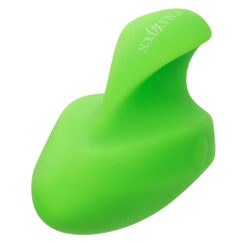 Neon Vibes The Ecstasy Vibe Green Silicone Handheld Massager with 10 Functions and Rechargeable > Vibrators > Finger Vibrators