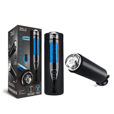 Zolo Tornado USB Rechargeable Auto Masturbator Black Strokers - Auto