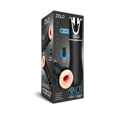 Zolo Automatic Blowjob USB Rechargeable Auto Masturbator Strokers - Auto
