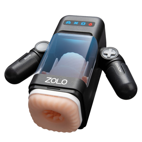 Zolo Blowstation Male Masturbator for Enhanced Pleasure and Satisfaction Strokers - Auto