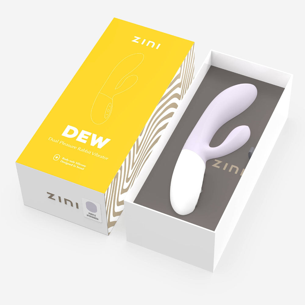 Zini Dew 20cm Dual Pleasure Rabbit Vibrator > Vibrators > Ladies > Rabbit
