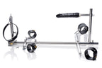 Master Series Imprisoned Metal Stockade with Built-In Dildo – Heavy-Duty Bondage Equipment > Sex Toys > Sex Furniture