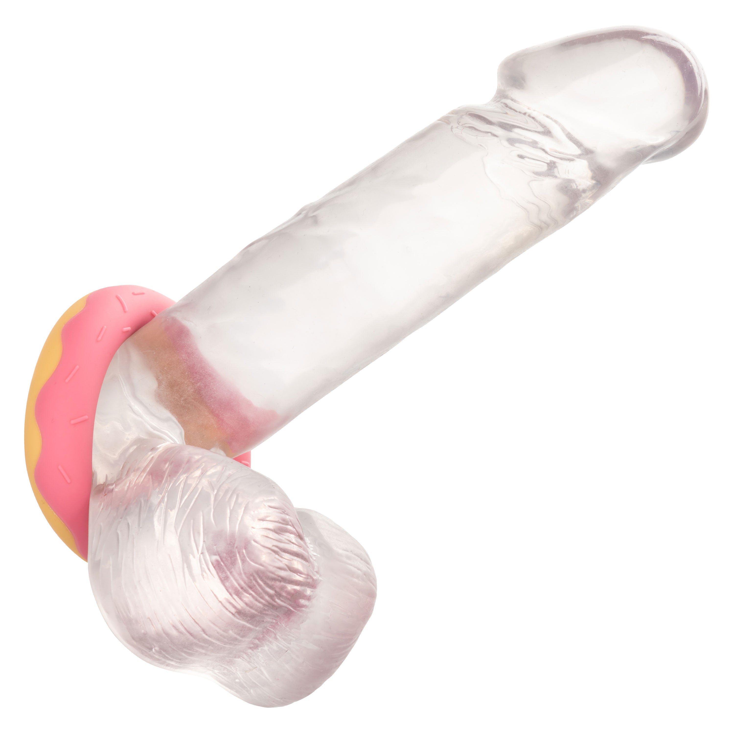 Naughty Bits Dickin Donuts Pink Silicone Donut Cock Ring > Cock Ring > Single