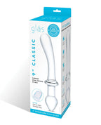 Glas 9 Inch Classic Curved Dual-Ended Clear Glass Dildo G-Spot and Anal Play Clear > Glass > Dildos