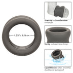Alpha Liquid Silicone Scrotum Ring Ultra Stretchy Soft Black Enhancer > Cock Ring > Single