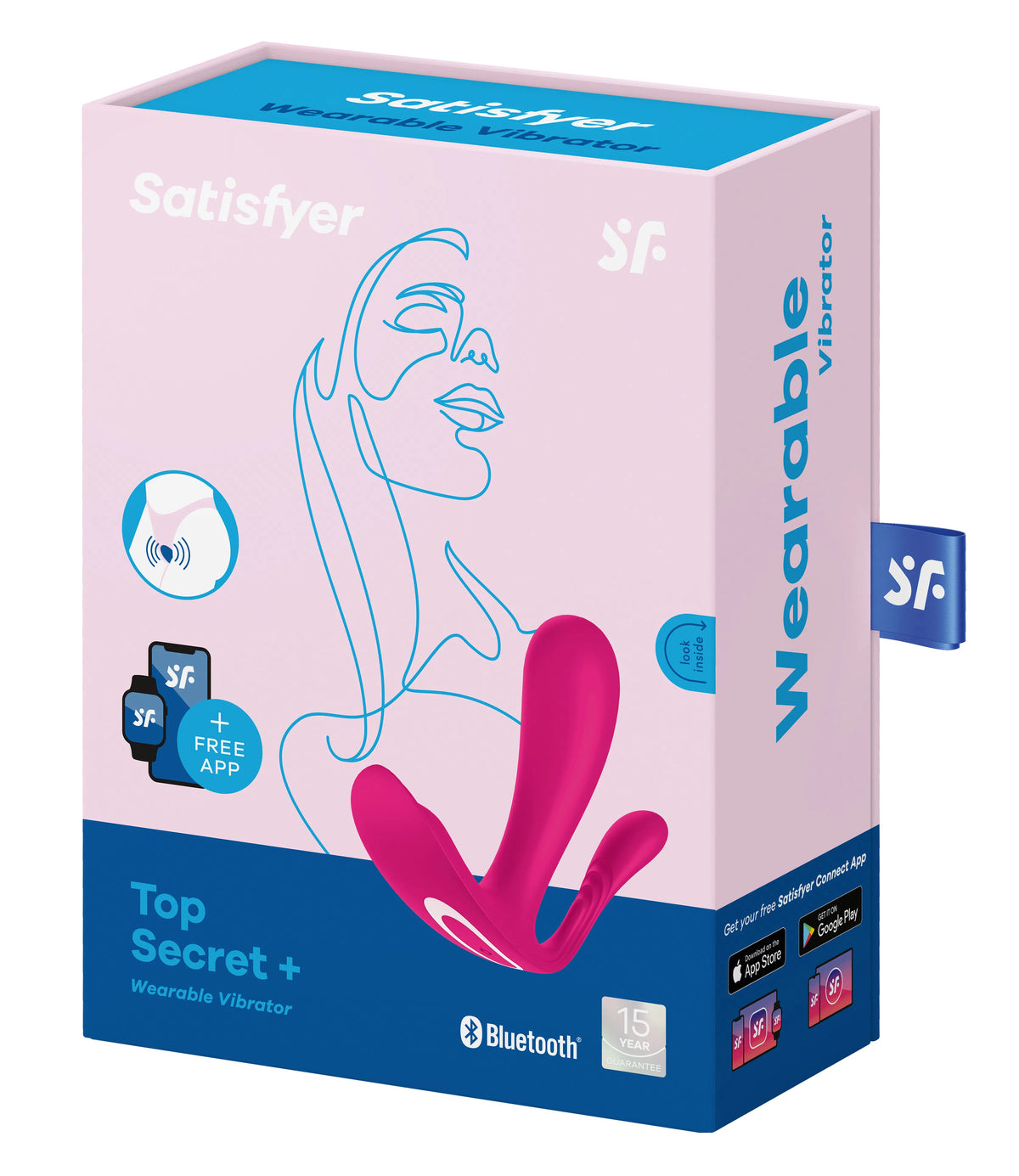 Satisfyer Top Secret Wearable Vibrator – Ergonomic Design Rechargeable Silicone Vibrator > Sex Toys For Ladies > Panty Vibes