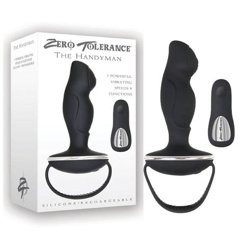 Zero Tolerance The Handyman 15.9cm Vibrating Anal Plug > Anal Range > Vibrating Butt Plugs