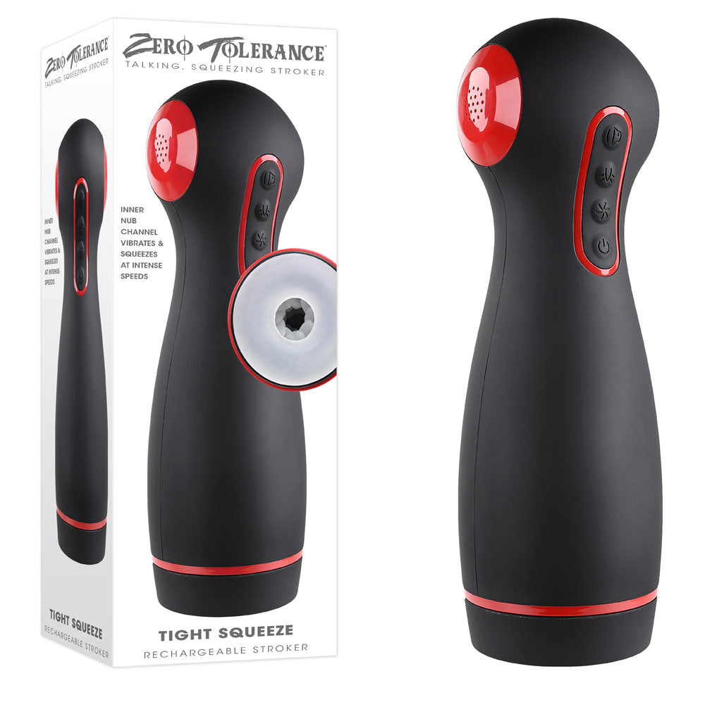 Zero Tolerance Tight Squeeze Multi-Function Stroker > Sex Toys For Men > Masturbators > Vibrating