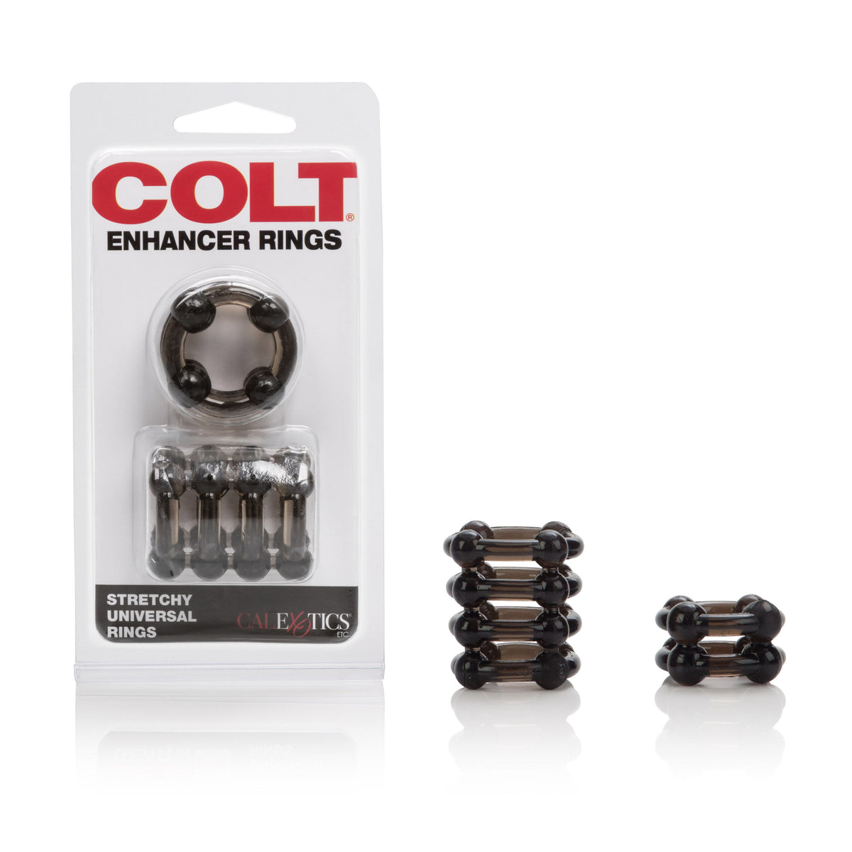 Colt Enhancer Ring Set of 2 – Soft Stretchy Silicone Erection Enhancer Rings > Cock Ring > Sets