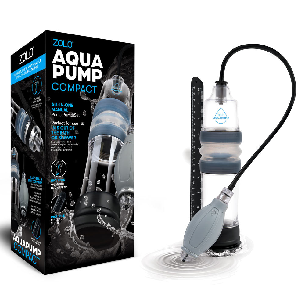 Zolo Aquapump Compact Water Penis Pump > Pumps > Penis Pumps Performance Main image