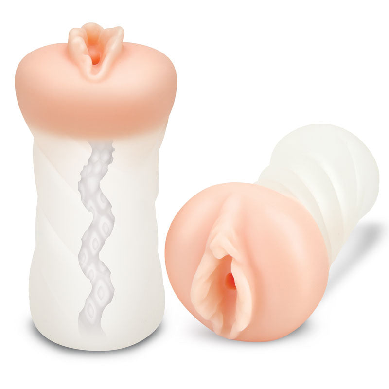 Zolo Clear Girlfriend Masturbator Dual-Density Stroker > Sex Toys For Men > Masturbators > Manual