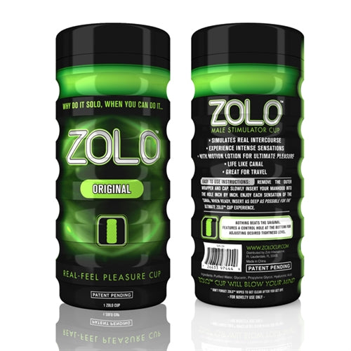 Zolo Original Masturbator Cup Ergonomic Textured Sleeve > Sex Toys For Men > Masturbators Cup