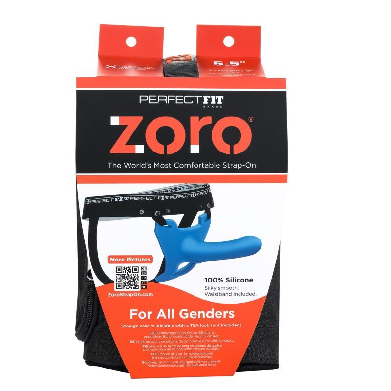 Zoro Strap-On 5.5 Inch Blue Secondary image