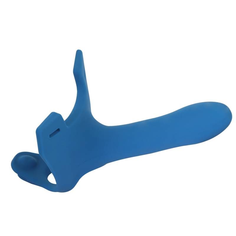 Zoro Strap-On 5.5 Inch Blue > Dildos > Strap On Harnesses
