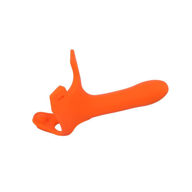 Zoro Strap-On 5.5 Inch Orange > Dildos > Strap On Harnesses