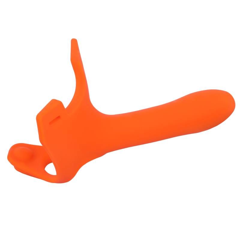 Zoro Strap-On 5.5 Inch Orange > Dildos > Strap On Harnesses