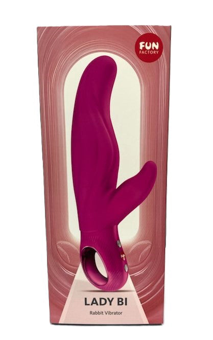 Fun Factory Lady Bi (Magenta) – USB-C Rechargeable 21.8 cm Rabbit Vibrator Magenta > Vibrators > Ladies > Rabbit