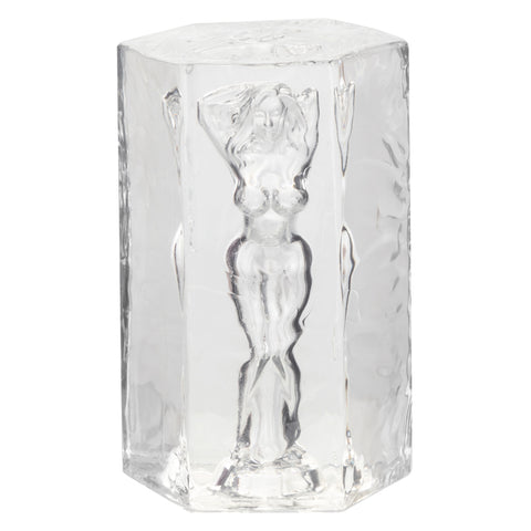 Girls Girls Girls™ Farrah Transparent Travel Masturbator Soft Tight Stretchy Sleeve Strokers - Manual