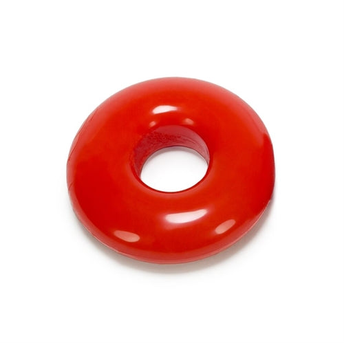 Oxballs Do-Nut 2 Jelly Cockring with Flat Inner Chamber Red