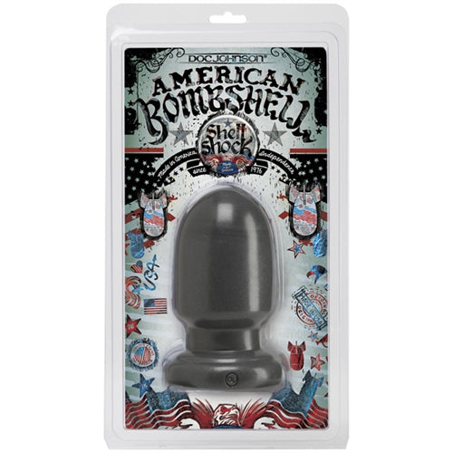 Shell Shock Small (Gun Metal) – 6 Inch Anal Plug > Anal Range > Oversized Anal Toys