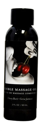 Edible Massage Oil Cherry Burst Flavored 59ml Bottle > Essentials > Massage Oil