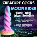 Moon Rider Glow in the Dark Unicorn (Colorful Sunburst) – Vibrant Glow Dildo 7 Inches > Dildos > Fantasy