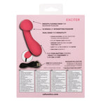 Liquid Silicone Pixies Exciter Pink Flexible Dual-Sided Massager with 10 Speeds and Rechargeable > Vibrators > Standard Vibrators
